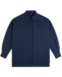Fay - Oversized Overhemd Met Lange Mouwen - Lyst