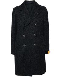 Tagliatore - Herringbone Double-Breasted Coat - Lyst