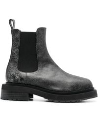 Eckhaus Latta - Mike Cracked-effect Chelsea Boots - Lyst