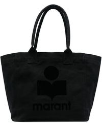 Isabel Marant - Yenki Flocked-logo Tote Bag - Lyst