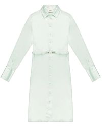 Bally - Robe-Chemise Ceinturée À Boutonnière - Lyst