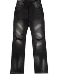 RTA - Gerafelde Bootcut Jeans - Lyst
