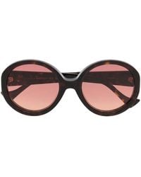 Gucci - Interlocking G Round-Frame Sunglasses - Lyst
