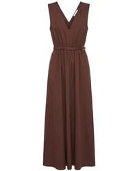 Patrizia Pepe - Belted V-Neck Maxi Dress - Lyst