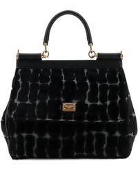 Dolce & Gabbana - Sac Porté Épaule Sicily À Motif Léopard - Lyst