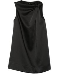 ELEH - Knot-Detail Mini Dress - Lyst