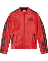 DIESEL - Pop レザージャケット - Lyst