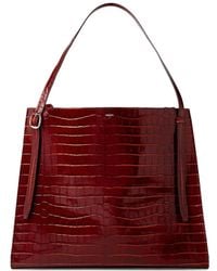 Coperni - Belt Crocodile-Effect Tote Bag - Lyst