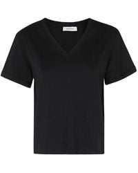 Gran Sasso - V-Neck Rolled-Cuff T-Shirt - Lyst