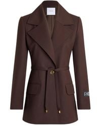 Patou - Single-Breasted Belted Jacket - Lyst