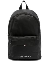 Tommy Hilfiger - Logo-Print Zipped Backpack - Lyst