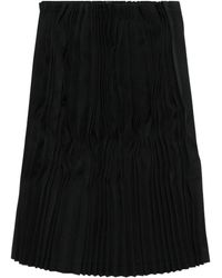 Comme des Garçons - Pleated midi skirt - Lyst