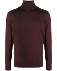 ZEGNA - Roll-Neck Fine-Knit Jumper - Lyst