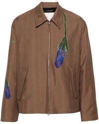 Song For The Mute - Falling Flowers Shirt Jacket - Lyst
