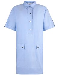 Liu Jo - Patch Pocket Shirt Mini Dress - Lyst