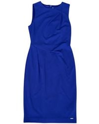 Calvin Klein - Draped Mini Dress - Lyst