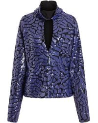 16Arlington - Olamo Top Met Pailletten En Kant - Lyst