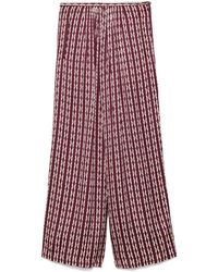Forte Forte - Pantalones palazzo con estampado gráfico - Lyst