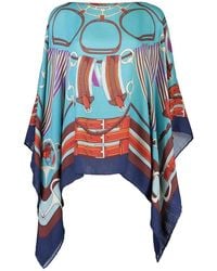 Rani Arabella - Printed Poncho - Lyst