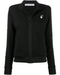 Off-White c/o Virgil Abloh 'Arrows' Sportjacke mit Logo - Schwarz