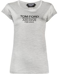 Tom Ford - T-Shirt mit Logo-Print - Lyst