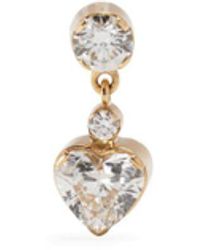 Sophie Bille Brahe Boucles d'oreilles pendantes en or 18ct pavées de diamants - Blanc