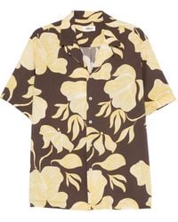 Altea - Floral-Print Short-Sleeve Shirt - Lyst