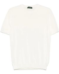 Zanone - Knitted T-Shirt - Lyst