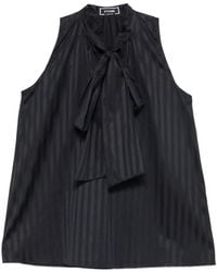 Styland - Pussy-Bow Sleeveless Top - Lyst