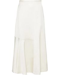 Jil Sander - High-Waisted Panelled Midi Skirt - Lyst