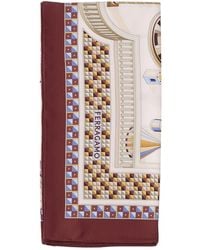 Ferragamo - Nadir-Print Silk Scarf - Lyst