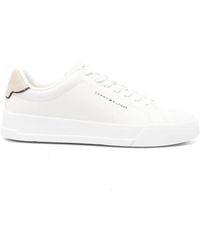 Tommy Hilfiger - Leather Sneakers - Lyst
