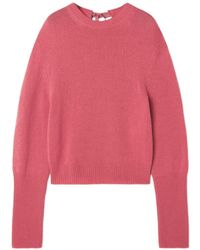 Lanvin - Cashmere Sweater With Grosgrain Detail - Lyst