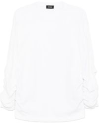 we11done - Logo-Embroidered T-Shirt - Lyst