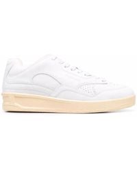 Jil Sander - Jil Sanr getäfelte Low-Top-Turnschuhe - Lyst