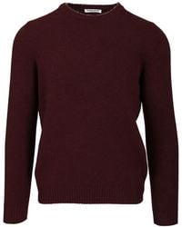 Al Duca d'Aosta - Ribbed-Trim Crew-Neck Sweater - Lyst
