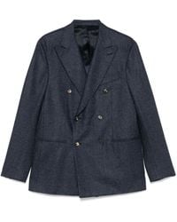 Caruso - Double-breasted Blazer - Lyst