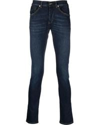 Dondup - Logo-Print Skinny Jeans - Lyst