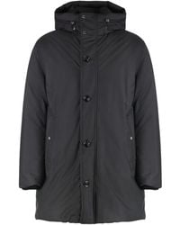 Moorer - Gewatteerde Parka Met Capuchon - Lyst