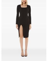 Tessitura - Slit-Detail Midi Dress - Lyst