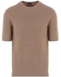 ZEGNA - Cotton T-Shirt - Lyst