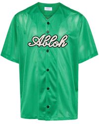 Off-White c/o Virgil Abloh - Baseball Mesh Jersey Shirt - Lyst