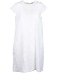 Aspesi - Mini-Jurk Met Ronde Hals - Lyst