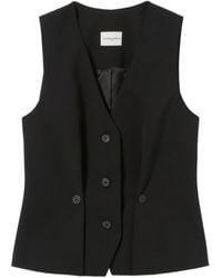 Claudie Pierlot - Button V-Neck Vest - Lyst