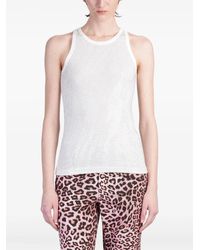 A PAPER KID - Tanktop Verfraaid Met Stras - Lyst
