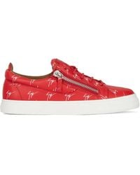 Giuseppe Zanotti - Kriss Logo Low-Top Sneakers - Lyst