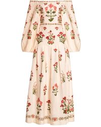 Agua Bendita - Senlis Canna フローラル オフショルダードレス - Lyst