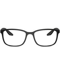 Prada Linea Rossa - Square-Frame Glasses - Lyst