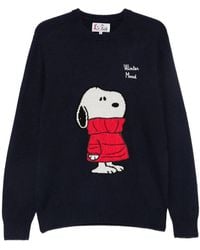 MC2 Saint Barth - Snoopy-Intarsia Embroidered Sweater - Lyst