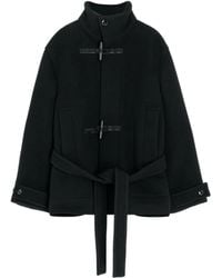 Lemaire - Dufflecoat mit Knebelverschluss - Lyst